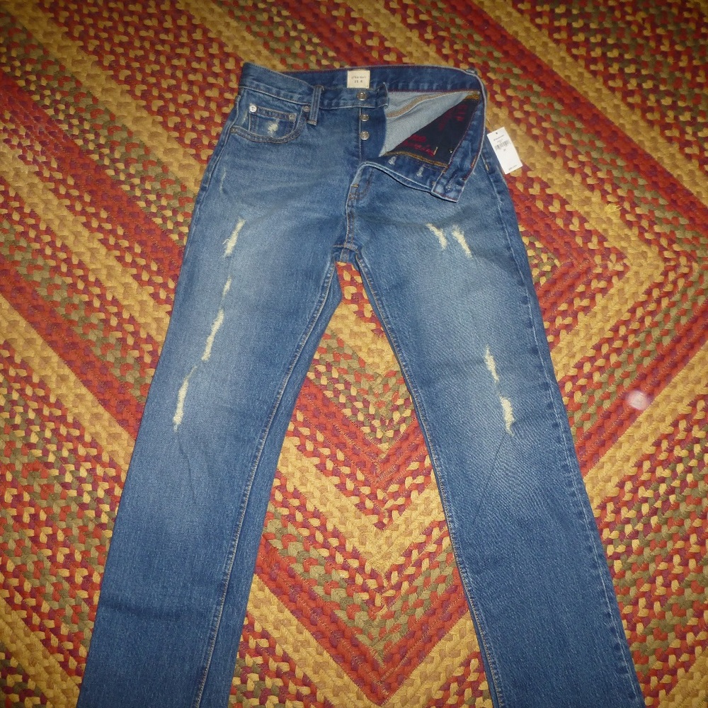 GAP Cone Denim Super High Rise Straight Jeans